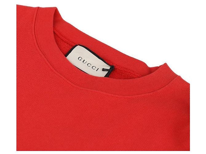 Gucci Moletom com logo Vermelho - vista 5