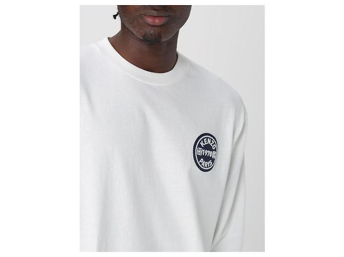 Kenzo Camiseta de manga longa com patch de logo - vista 7
