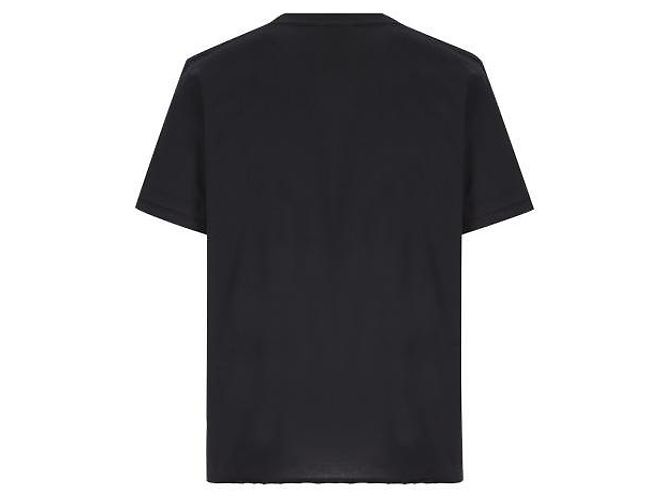 Saint Laurent T-Shirt mit kurzen Ärmeln und Logo Schwarz - Ansicht 5