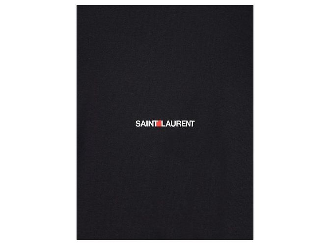 Saint Laurent T-Shirt mit kurzen Ärmeln und Logo Schwarz - Ansicht 6