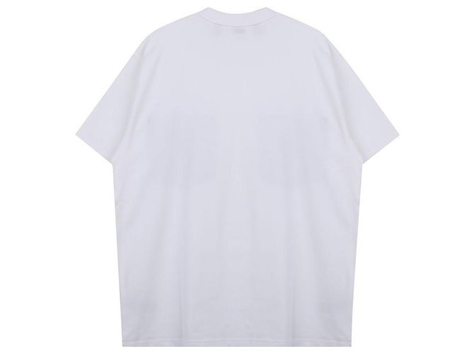 Burberry Camiseta de algodón con bolsillo Blanco - vista 4