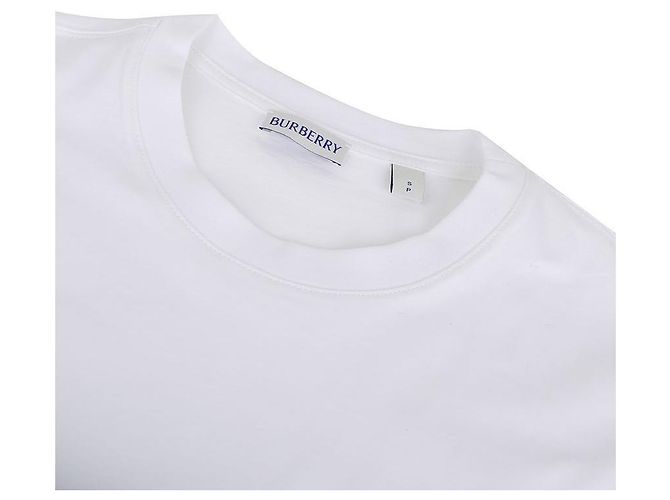Burberry Camiseta de algodón con bolsillo Blanco - vista 5