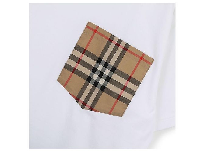 Burberry Camiseta de algodón con bolsillo Blanco - vista 6