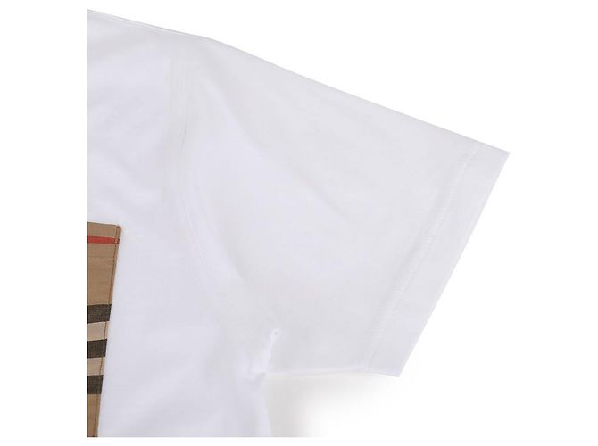 Burberry Camiseta de algodón con bolsillo Blanco - vista 7