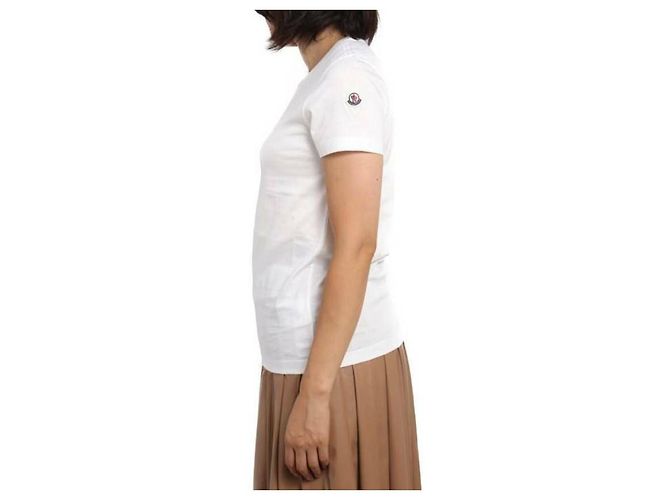 Moncler Camiseta de manga corta con parche de logo - vista 6