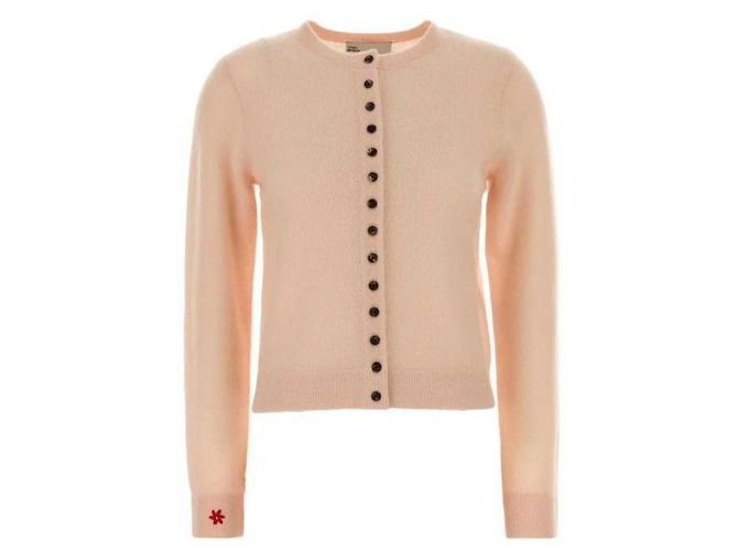 Tory Burch Kaschmir-Seiden-Cardigan Pink - Ansicht 4