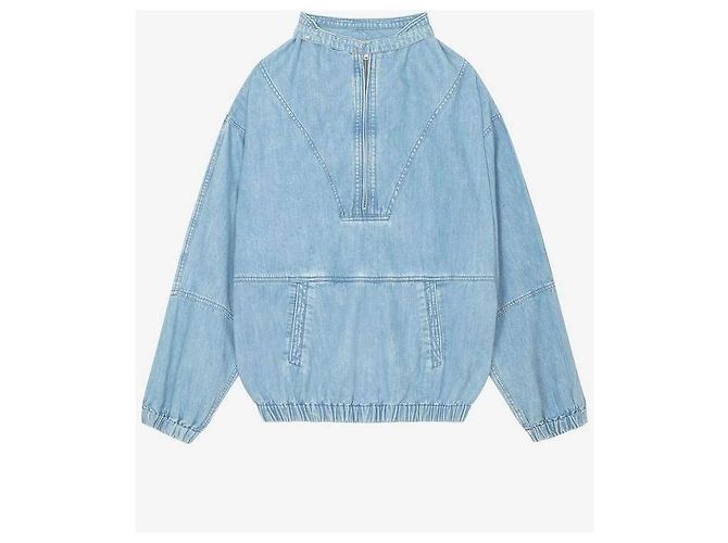 Isabel Marant Denim-Kurzjacke Blau - Ansicht 4
