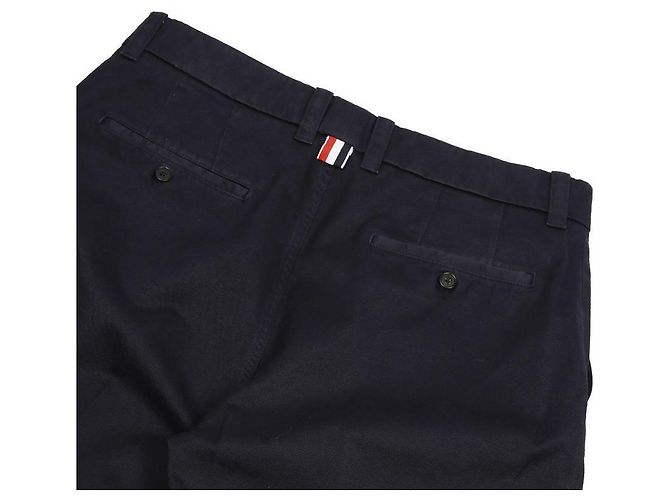 Thom Browne Pantaloni Chino Utility in Twill di Cotone - vista 8