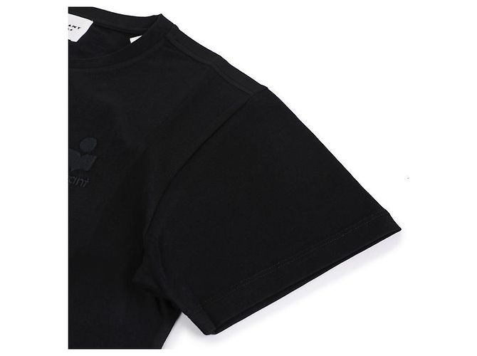 Isabel Marant T-shirt en coton pour femmes avec logo - vue 7