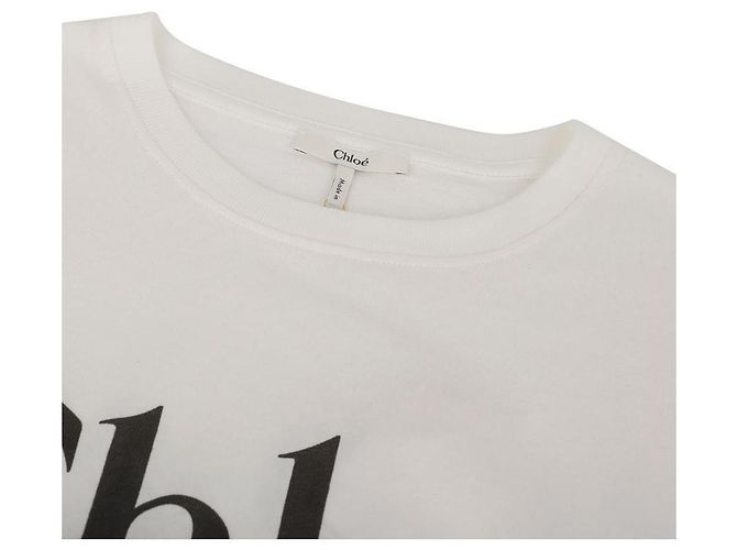 Chloé Camiseta de logo oversized de jersey de algodón - vista 5