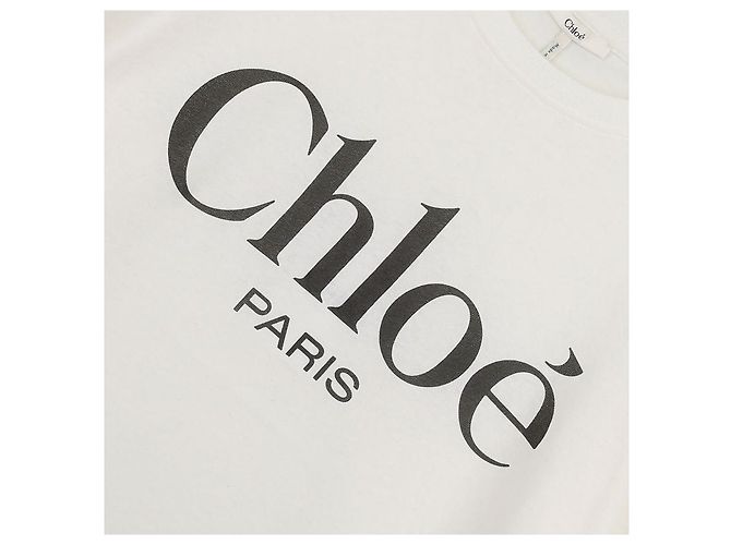Chloé Camiseta de logo oversized de jersey de algodón - vista 7