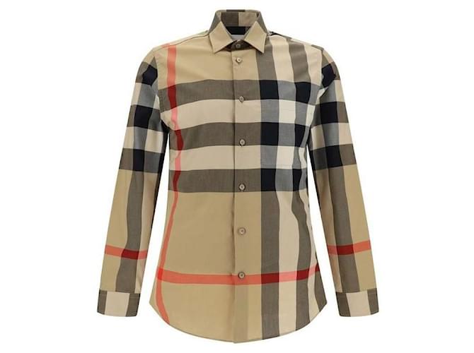 Burberry Camicia in cotone a quadri Bianco - vista 4
