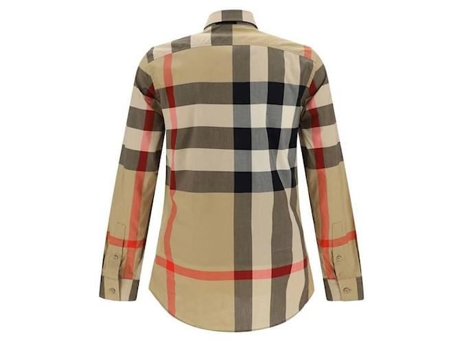 Burberry Camicia in cotone a quadri Bianco - vista 5