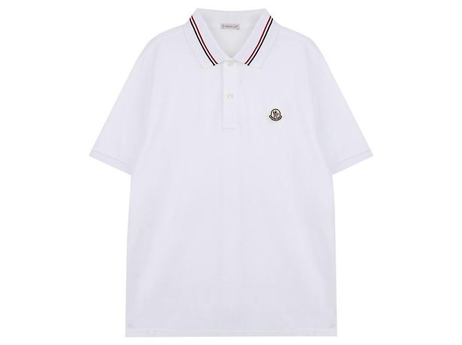 Moncler Polo T-Shirt mit Patch-Logo - Ansicht 3