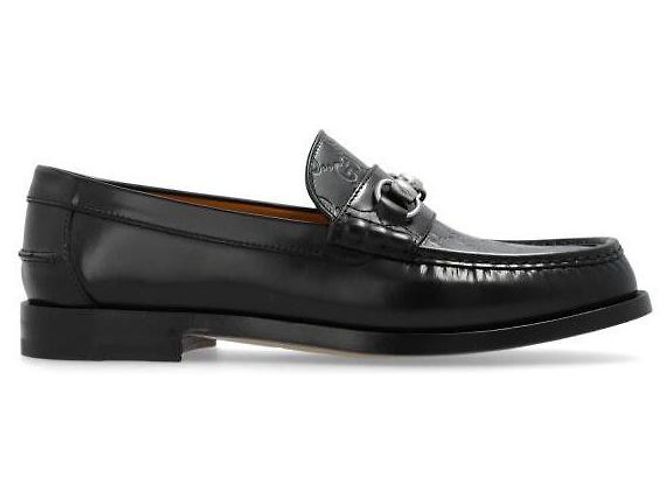 Gucci Mocassini Horsebit AADIU Nero - vista 4