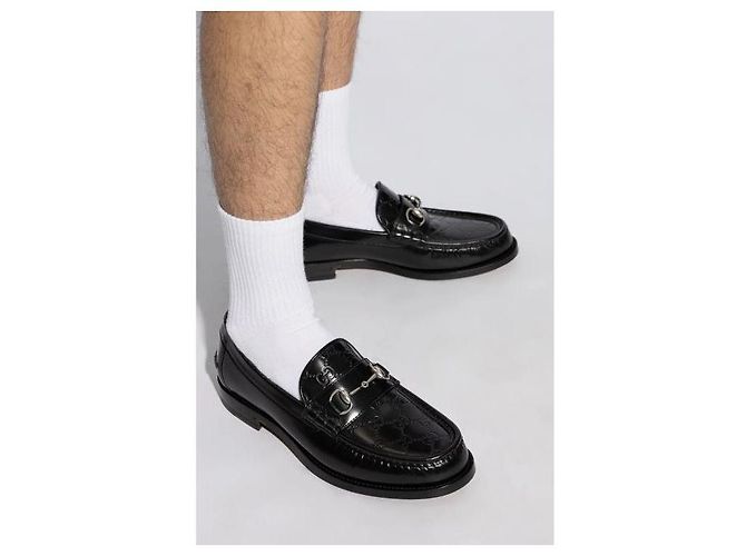 Gucci Mocassini Horsebit AADIU Nero - vista 5