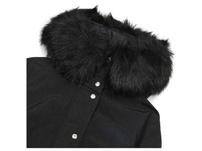 Moncler Giacca corta con cappuccio Bron Down Nero - vista 6