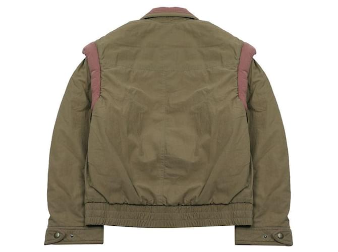 Isabel Marant Button Drawstring Jacket Brown - view 4
