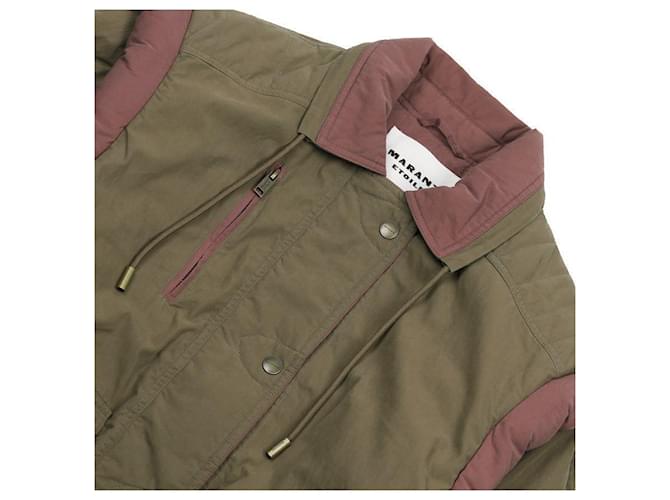 Isabel Marant Button Drawstring Jacket Brown - view 8