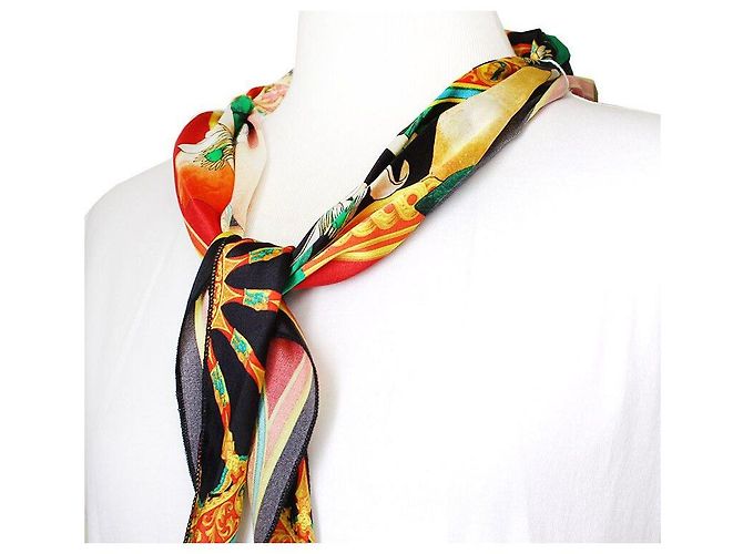 Dolce & Gabbana T-Shirt mit Seidenschal-Print Weiß - Ansicht 4