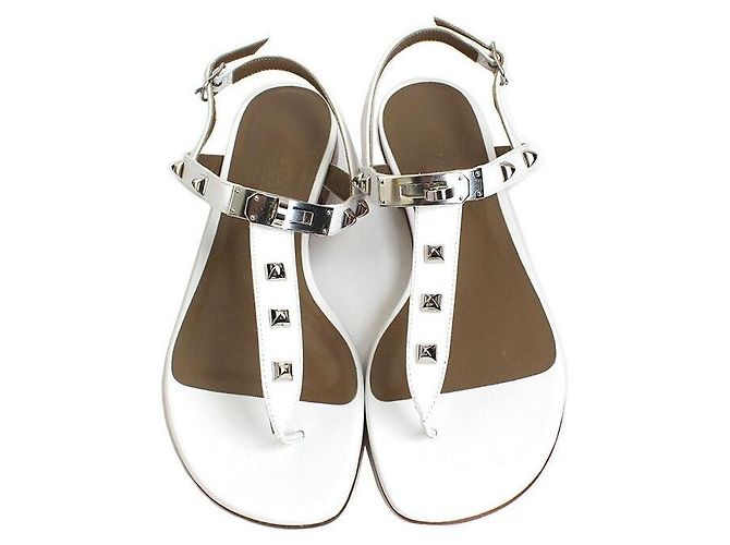 Hermès Weiße Olivia Sandalen - Ansicht 2