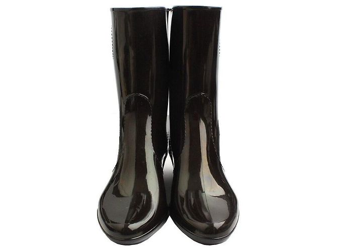 Salvatore Ferragamo Botas de lluvia marrón oscuro Castaño - vista 2