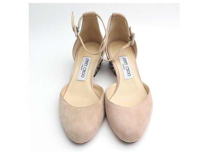 Jimmy Choo Beige Knöchelriemenschuhe Braun - Ansicht 2