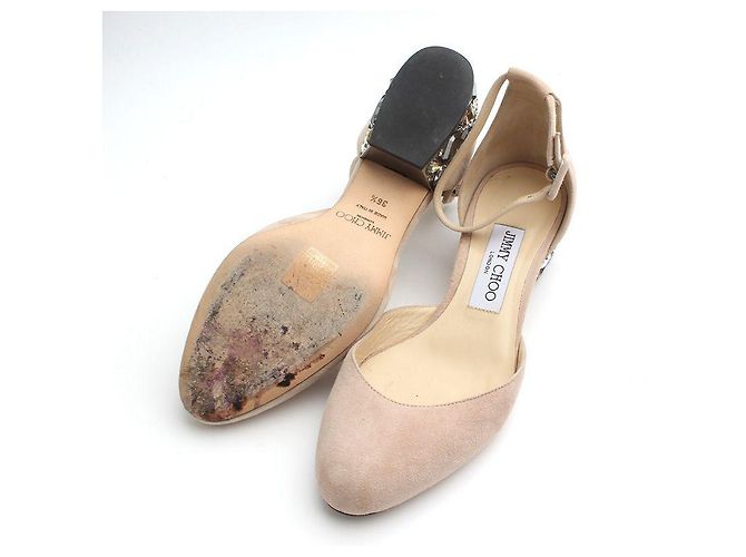Jimmy Choo Beige Knöchelriemenschuhe Braun - Ansicht 3