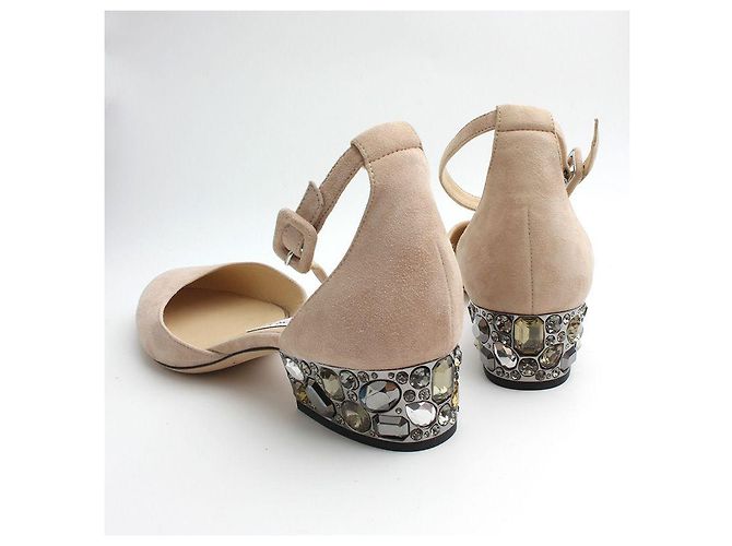 Jimmy Choo Beige Knöchelriemenschuhe Braun - Ansicht 4