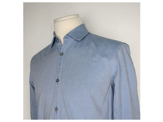 Hugo Boss Camicia da Uomo Boss Azzurra Blu - vista 4