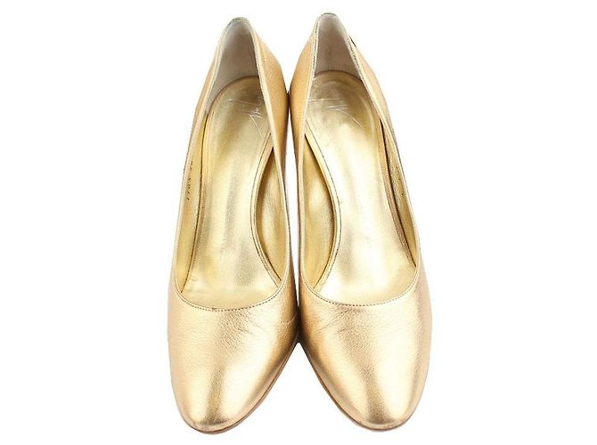Giuseppe Zanotti Décolleté in metallo oro D'oro - vista 2