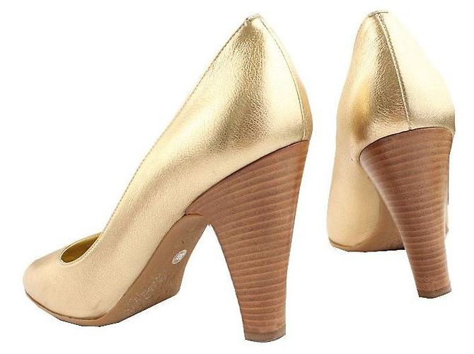 Giuseppe Zanotti Décolleté in metallo oro D'oro - vista 5