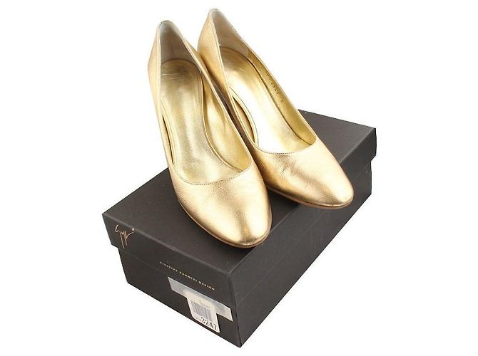 Giuseppe Zanotti Décolleté in metallo oro D'oro - vista 6