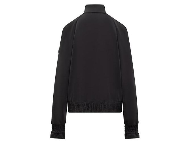Moncler Moletom com zíper em neoprene Preto - vista 5