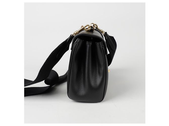 Céline Weiche Schulter-Crossbody-Tasche Schwarz - Ansicht 5