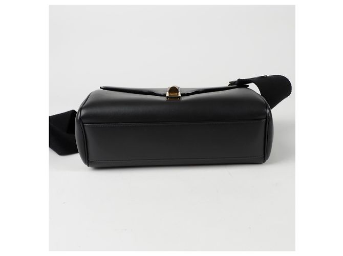 Céline Weiche Schulter-Crossbody-Tasche Schwarz - Ansicht 6