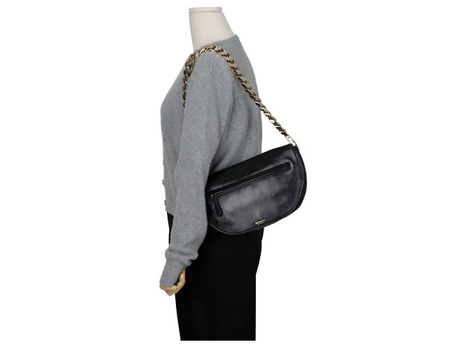 Burberry Bolso cruzado de cadena mediano Olimpia Negro - vista 11