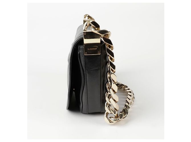 Burberry Bolso cruzado de cadena mediano Olimpia Negro - vista 3