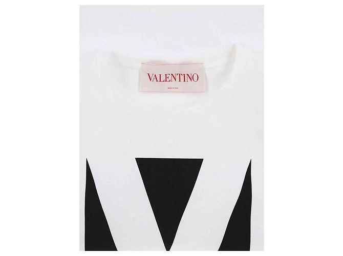 Valentino Camiseta de algodón jersey estampada Blanco - vista 6