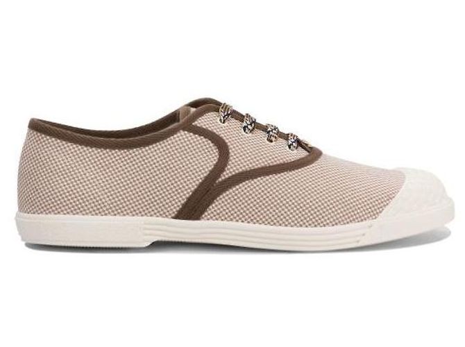 Valentino Stoff-Sneaker Braun - Ansicht 4