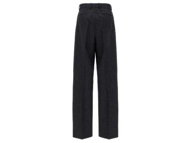 Gucci Pantalones de lana entallados Negro - vista 5