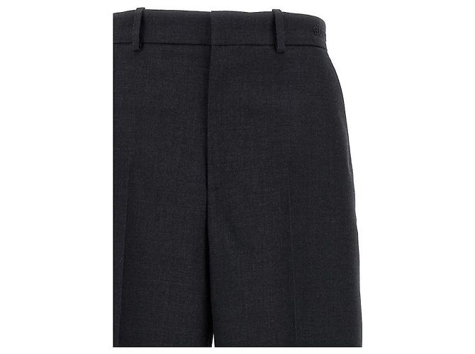 Gucci Pantalones de lana entallados Negro - vista 6