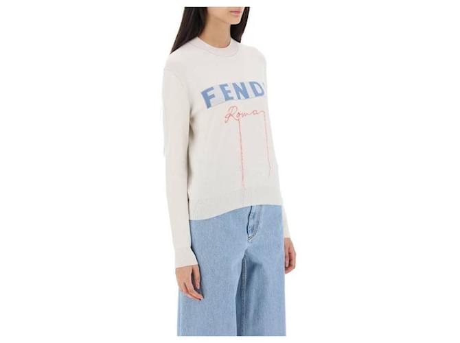 Fendi Suéter de cachemira Blanco - vista 5
