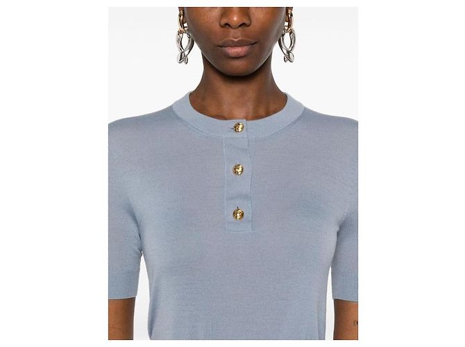 Céline Pullover mit Rundhalsausschnitt aus feiner Wolle - Ansicht 5