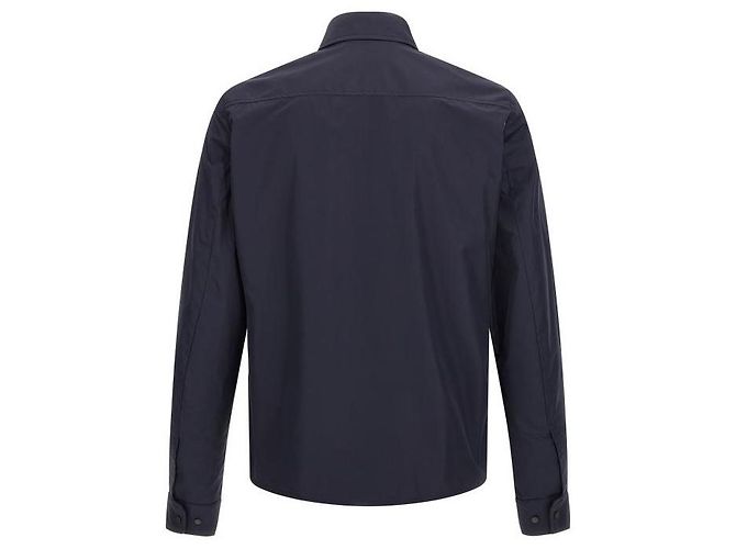 Moncler Camisa com patch de couro Azul - vista 5