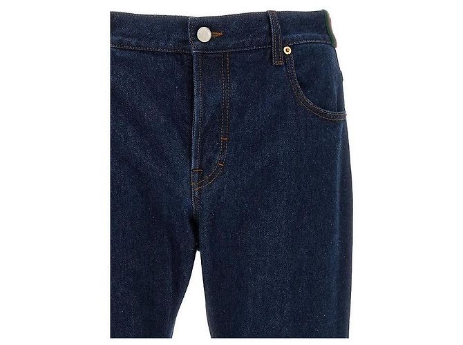 Gucci Tapered Denim Pants Blau - Ansicht 6