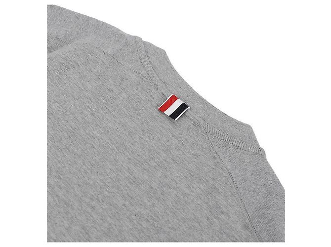 Thom Browne Bar Cotton T-Shirt - view 6