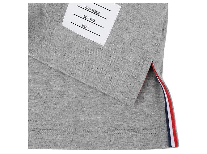 Thom Browne Bar Cotton T-Shirt - view 9