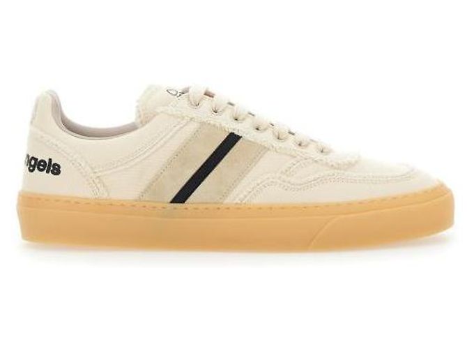 Moncler Sneakers in Suede Canvas Marrone - vista 4