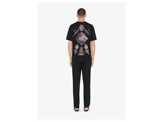 Givenchy Camiseta de algodão com estampa de Objeto - vista 6